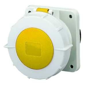 Mennekes 1263A panel mount socket 63A 3-pin 4h 110V IP67