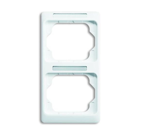 Busch-Jaeger 1732 NSKA-24G cover frame, 2-way frame studio white high gloss