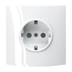 Busch-Jaeger 20 EUJKST-24G SCHUKO® socket Busch-triton® studio white high gloss
