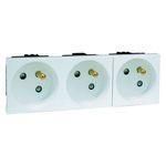 Hochköpper 00415241 B 6273.02 EMS SI WI 3-way pure white socket