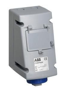 ABB Stotz-Kontakt 316RPR6W, surface-mounted wall socket, 16 A 6h, IP67, 3P+E, with FI 30 mA, 2CMA168332R1000
