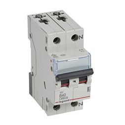 Legrand 403376 Circuit breaker TX3 B40A 1P+N 6KA 2M