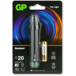 GP 260GPACTCP2100 clip flashlight 20 lm 25m, IPX4 incl. battery