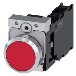 Siemens 3SU1150-0AB20-3FA0 push button 22mm round red 1S1OE