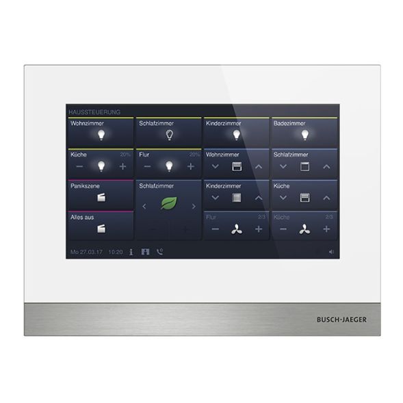 BUSCH-JAEGER H8236-5W-03 Touch panel IP touch | LAN/LAN | white | 7 inch