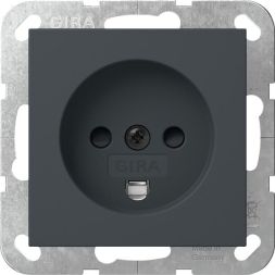 Gira 442228 Danish SH System 55 anthra socket