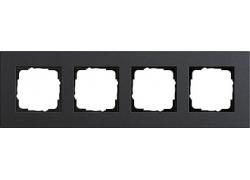 Gira 0214226 4-way cover frame Gira Esprit Lin.Mplx.Anthracite