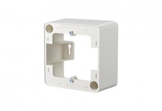 METZ CONNECT 43x85X85 RAL 9010 surface-mounted frame, 130829-4302-I