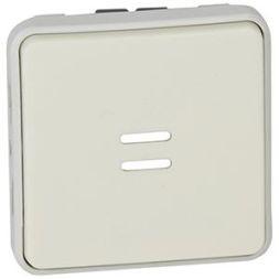 Legrand 069632 rocker switch 69632 1-pole FR AP Plexo IP55 white, (white)