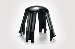 HellermannTyton 148-00076 for recessed spotlights 62-90mm black spacer spot clip