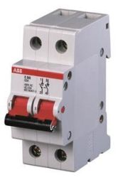 ABB Stotz-Kontakt E202/100R, disconnector 2P, 100A, switch handle red change of origin + usage category, 2CDE282001R0100
