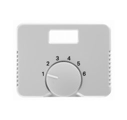 Busch-Jaeger 1794 TA-24G central plate, for room temperature controller, studio white high gloss