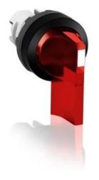 ABB Stotz-Kontakt M3SS8-11R, illuminated selector switch actuator red, latching in B and C, retraction from , 1SFA611217R1101
