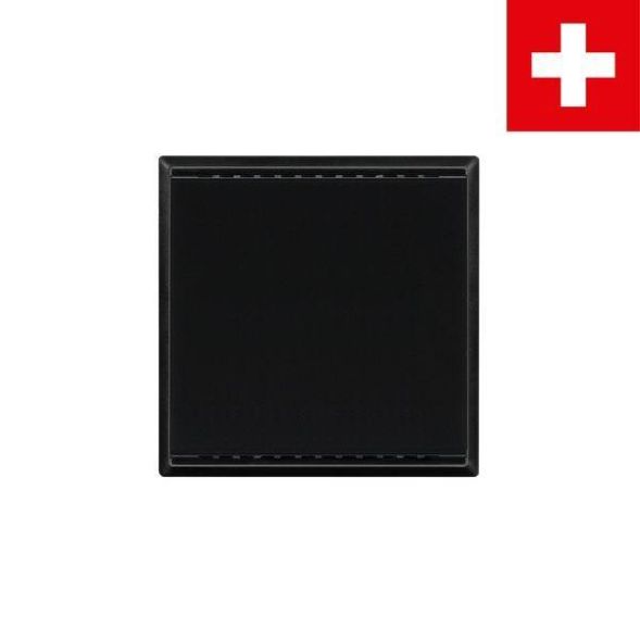 Elsner Cala KNX M1-T CH deep black RAL9005 button