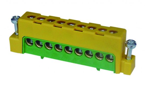 EFAPEL BRASS TERMINALS 9 CONNECTIONS EARTH