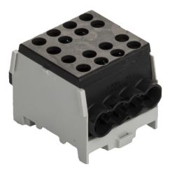 Pollmann 2080187 HLAK 35-1/6M2 black main line branch terminal