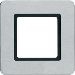 Berker 10116183 1gang Q.7 brushed stainless steel frame