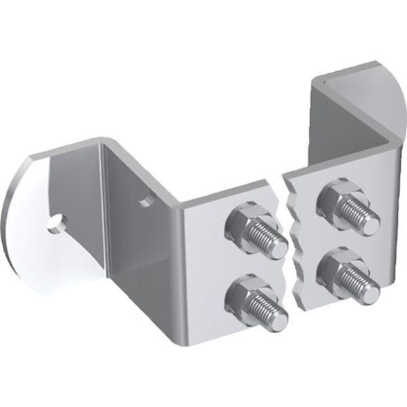 Pröpster 913 666 St/tZn with 2x 2 connection holes earthing bar