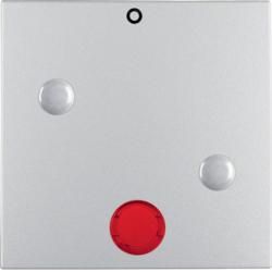 Berker 15771404 rocker switch screwable with red lens and imprint &amp;#039;0&amp;#039; aluminum, matt Berker B.7
