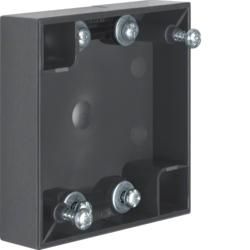 Berker 911522565 surface-mounted housing 1-way flat version anthracite, glossy Integro Flow