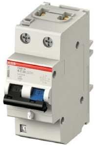 ABB Stotz-Kontakt FS401E-C16/0.03, residual current device C, 16A, 400VAC, 0.03mA, 6kA, 2P, pluggable, 2CCL562111E0164