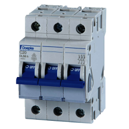 Doepke 09914289 DLS6H C6A 3-pole 6KA circuit breaker