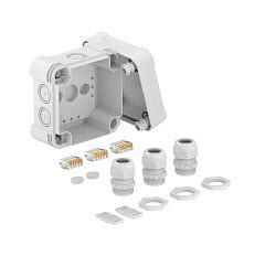 OBO Bettermann X04 UT G LGR 5x61x525 FL 114x114 light green cable junction box, 2005248