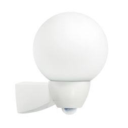 EsyLux EL10026133 wall light LB16 AL P Garda white incl. opal glass