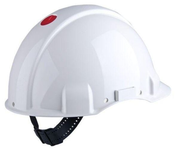 3M 7000039722 G3001NUV-VI white non-ventilated safety helmet