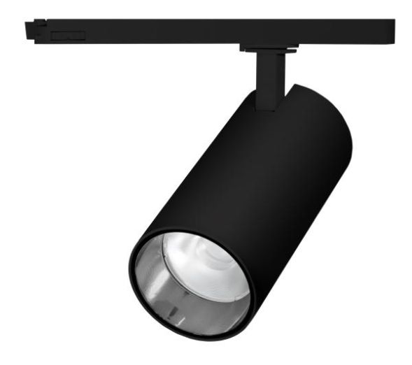 Ledxon 8101605 TLM1 17W 1841lm 2700K 24° black LED track spotlight