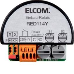 Elcom RED114Y switching relay 2-wire for flush-mounted device box