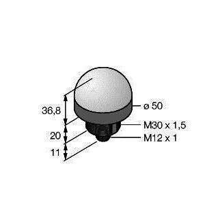Turck 3076959 K50LGRYBWPQ8 K50LGRYBWPQ LED indicator light