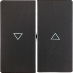 Berker 16256086 rocker switch with imprint symbol arrow anthracite velvet Berker Q.1/Q.3