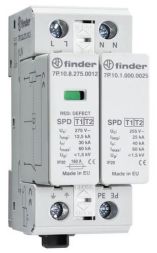 Finder 7P.12.8.275.1012 SPD surge arrester type 1 1-phase