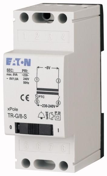 Eaton TR-G/8 transformer, 230V, 8V, 1A, 272480