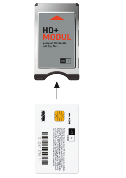 HD+ CI module including HD+ card for 6 months of HD+ programs