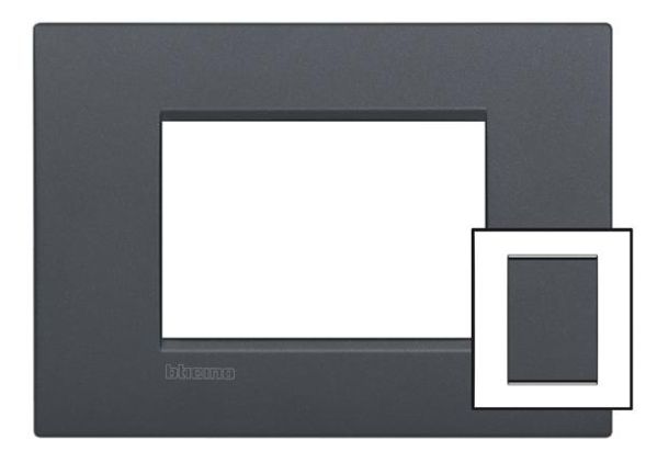 Bticino LNC4826AR LL-AIR frame 3+3M , (anthracite)