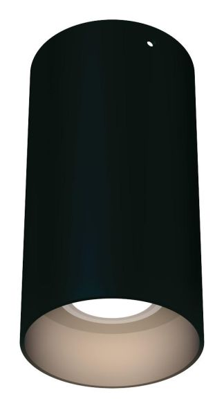 EVN 8021509 round black GU10 max. 11W IP20 80x150 ceiling light