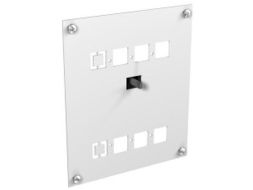 ABB Stotz-Kontakt MIR-P x XT4 F, Plate XT4 Fixed Accessory for Circuit Breaker XT4 Mechanical Locking, 1SDA066645R0001