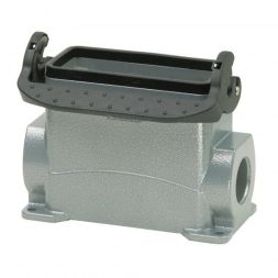 Walther P711416MS 16-pin 1xM25 68mm high aluminum base housing