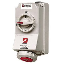 Mennekes 5608AC DUO 32A 5-pole 6h 400V IP67 wall socket