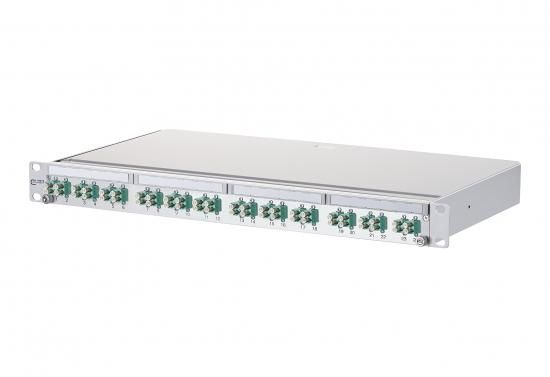 METZ CONNECT 1502207724-E OpDAT PA VIK 24xLC-D aqua OM3 grey patch panel