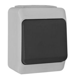 Pollmann 6700220 Nortic IP44 AP grey/anthracite changeover button