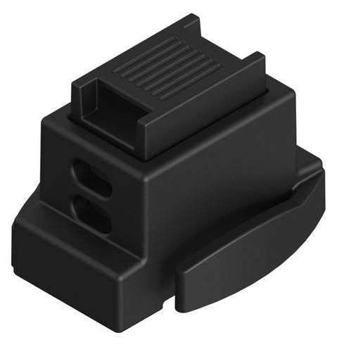 Fränkische Rohrwerke 4892224100 CXPA-02B black for mounting rail slot nut