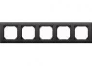 MERTEN 486514 frame 5-way anthracite M-PLAN