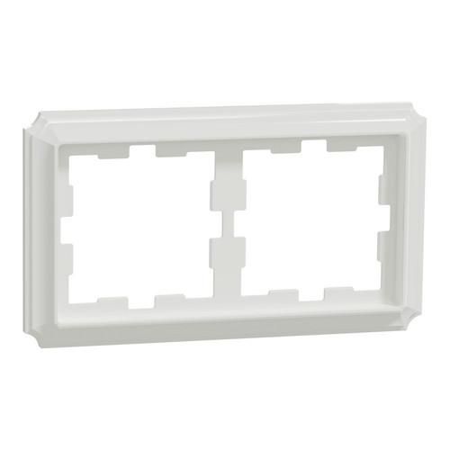 MERTEN MEG4020-4735 D-Antik 2-gang lotus white frame