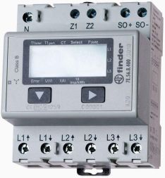 Finder 7E.56.8.400.0010 Active current transformer meter electrical 3x5A transformer MID with display