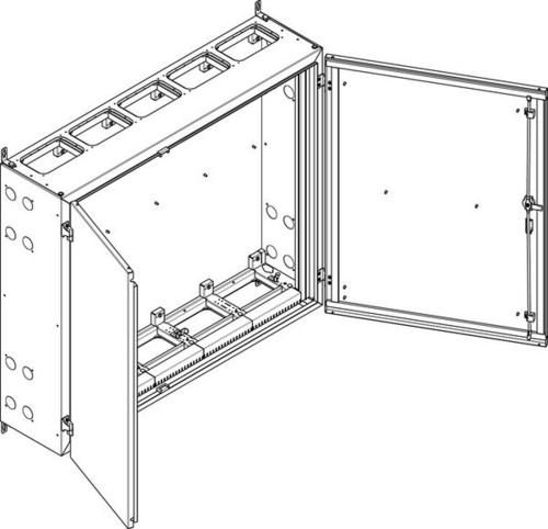 ABN protective insulated IP55 1340x1140x340mm wall housing (NT57P)