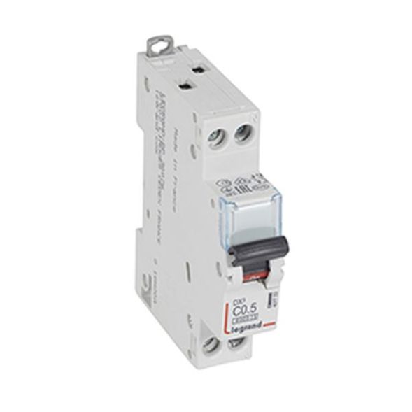 Legrand 407733 Circuit breaker DX3 C0, 5A 1P+N 6KA 1M