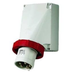 Mennekes 368 125A5P 6H400V IP67 CEE wall plug